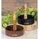 Medium Ribbed Taper Holder, Rusty