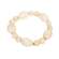 Natural Wood Oval Bead Candle Ring 36127;