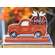 Buffalo Check "Fall" Pumpkin Truck on Base