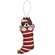 Kitty Jingle Bell Stocking Ornament, 2 Asstd.