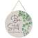 Floral Comfort Round Sign, 3 Asstd.