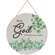 Floral Comfort Round Sign, 3 Asstd.