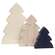 Cool Print Chunky Christmas Trees, 3/Set 36257;