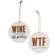 Wine Turkey Family Ornament, 2 Asstd. 36533;