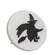 Witch Silhouette Circle Easel Sign 36576;