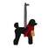 Furry & Bright Poodle Ornament 36593;