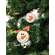 Chunky Snowman Head Ornament, 2"