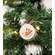 Chunky Snowman Head Ornament, 1.5"