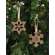 Distressed Wooden Snowflake Ornament, 2 Asstd.