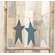 Farmhouse Colors Primitive Star Ornament, 3 Asstd.