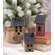 Mini Saltbox House Ornament, 3 Asstd.