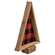 2/Set, Buffalo Check Nesting Felt & Wood Trees
