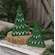 2/Set, Chunky Snowy Christmas Trees