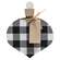 Buffalo Check Traditional Customizable Clip Ornament, 3 Asstd.