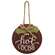 Hot Cocoa/Holly Jolly Button Holly Ornament, 2 Asstd.