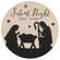 Christmas Blessing Silhouette Round Sign, 2 Asstd.