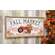 Fall Market Tractor Wood Sign