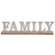Family Beaded White Wood Sitter 60441;
