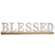 Blessed Beaded White Wood Sitter 60442;