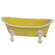 Yellow Iron Bathtub Soap Dish 70117;