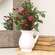 White Ceramic Pitcher, 6" H 70223;
