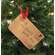 Santa Claus Letter Ornament, Cindy
