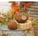 Orange Plaid Mossy Pumpkin 3"