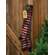 Primitive Red Striped Stocking Ornament