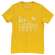 Bee Happy T-Shirt, Heather Yellow Gold L98XXL;