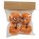 Orange Burlap Pumpkins 2.25", 4/Pack RJAF2010;
