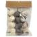 Cream & Gray Burlap Pumpkins 1.5", 12/Pack RJAF2013;