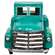 Teal Metal Truck XME4116;