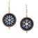 Snowflake Beaded Round Hanger, 2 Asstd. 36266;