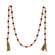 Red & Natural Bead Garland, 5ft 36308;
