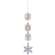Joy Wooden Tag & Snowflake Garland 36497;