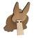 Layered Bunny Bum Easel 36818;
