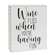 Wine Flies When You're Having Fun Box Sign, 2 Asstd. 36878;