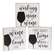 Always Time For Wine Polka Dot Square Block, 3 Asstd. 36880;