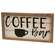 Coffee Bar Shiplap Look Framed Sign