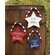 Beaded Patriotic Star Ornament, 3 Asstd.