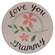 Grandma Love Mini Floral Plate, 5 Asstd.