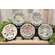 Grandma Love Mini Floral Plate, 5 Asstd.