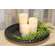 Antiqued Black Woven Look Plate