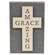Amazing Grace Layered Wooden Cross Block