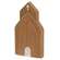 Layered Antiqued Wooden Church Sitter