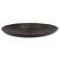 Antiqued Black Woven Look Spiral Plate