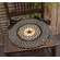 Braided Black Star Jute Chair Pad