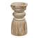 Distressed White Wood Pillar, 6", 60408;