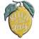 Squeeze the Day Lemon Metal Sign 60452;