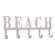 Beach Metal Wall Hook Sign 65311;